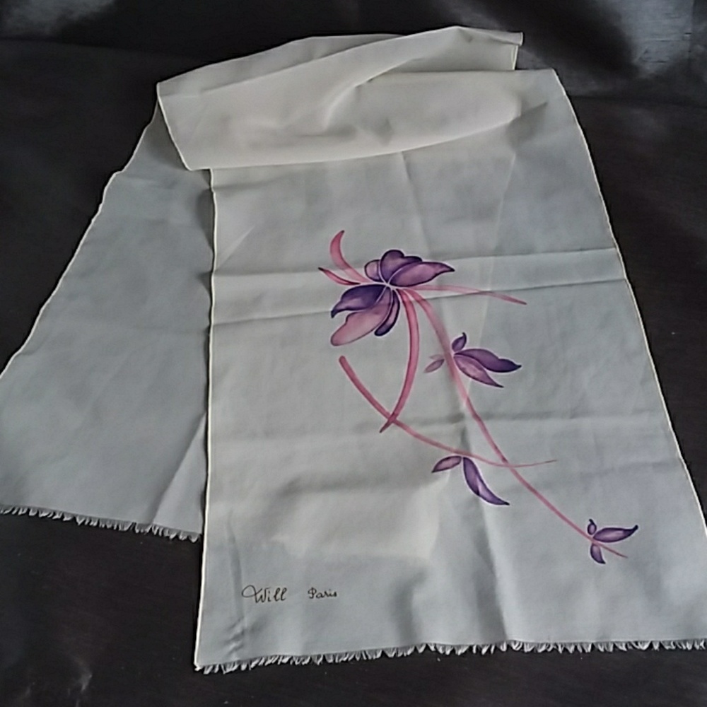 Vintage Will Paris Silk Scarf